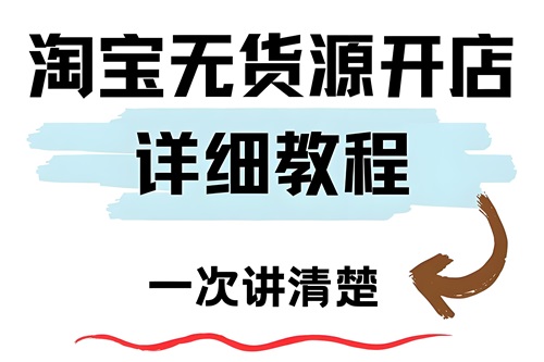 怎么做无货源网店