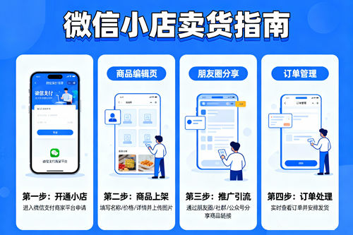 微信小店怎么卖货 微信小店怎么卖货